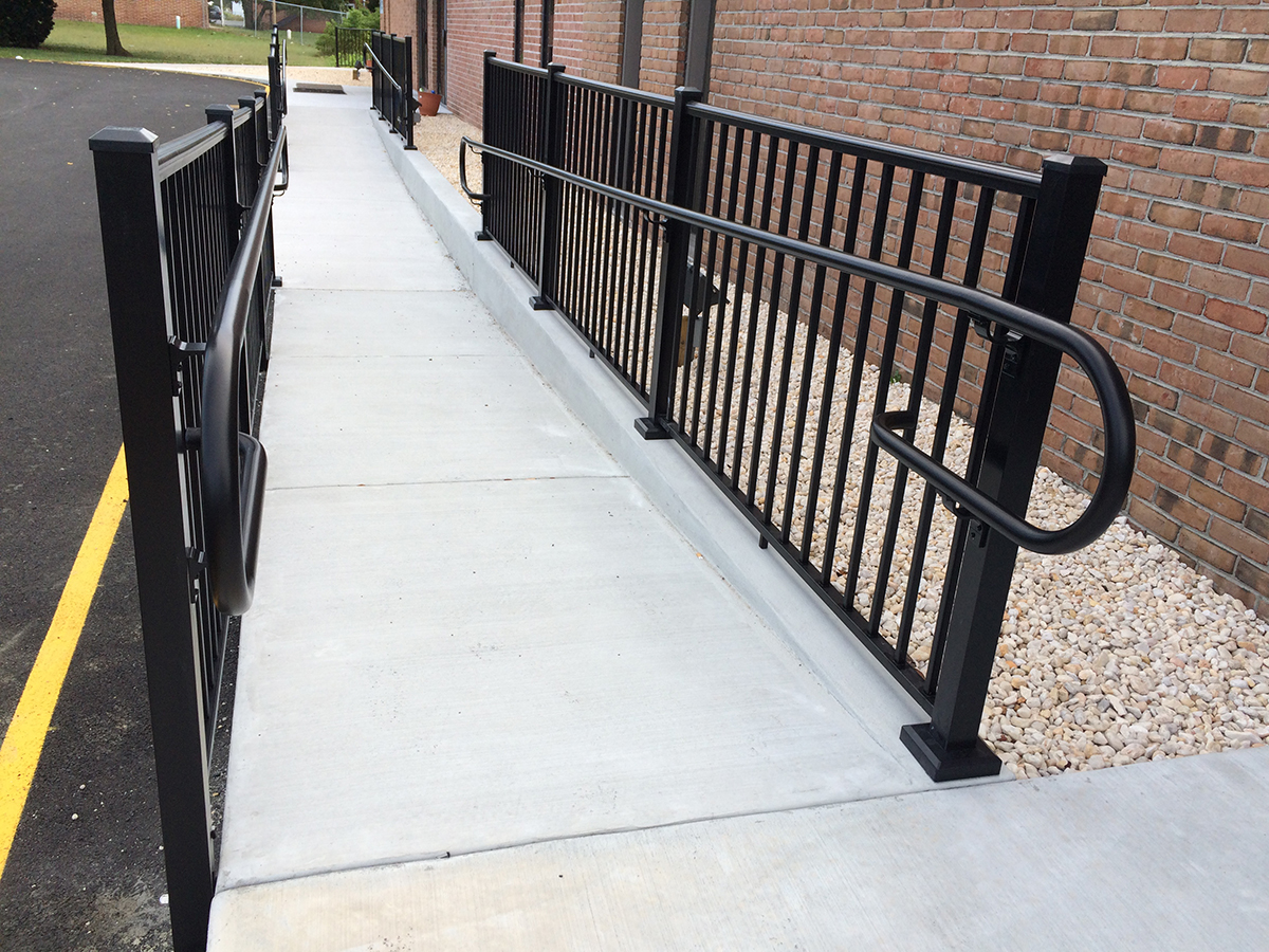 200 Series Handicap Railing with ADA Loop - Georgetown Delaware